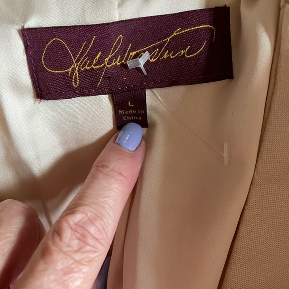 NWT Hal Rubenstein blazer jacket with leather trim - Picture 6 of 10